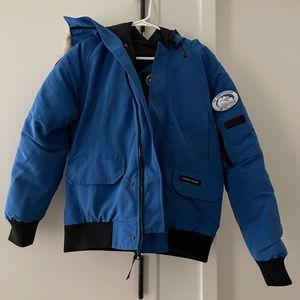 Canada Goose Blue Chilliwack Bomber Down Jacket